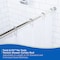 Kenney Mfg Twist & Fit No Tools Tension Shower Curtain Rod, 42-72in, Chrome KN609C/40HUS - alternate 10